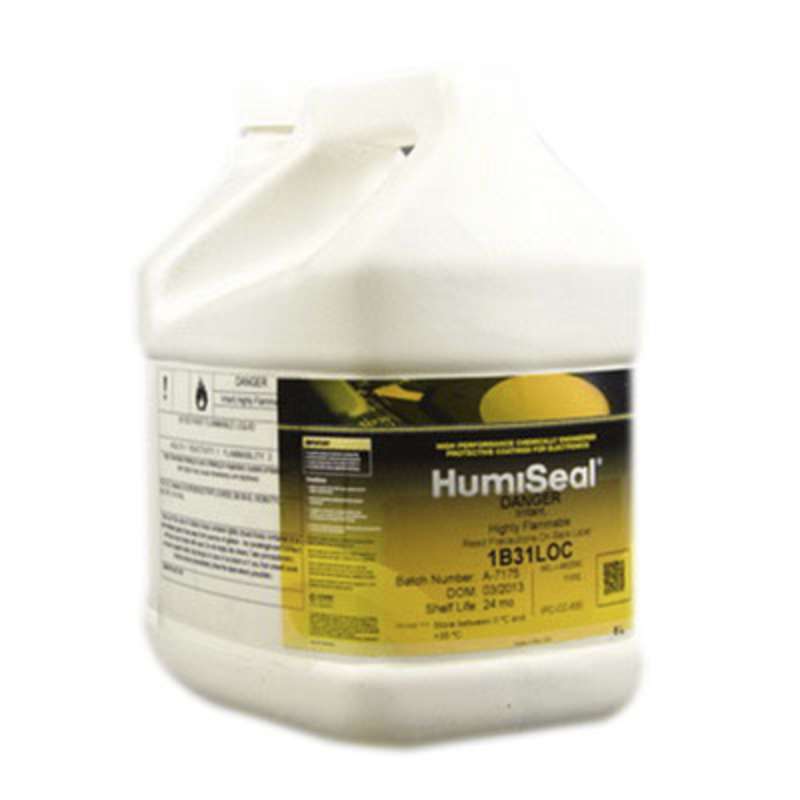 HumiSeal 1B31LOC Acrylic Conformal Coating, 5 L Jug, Clear 4/CA
